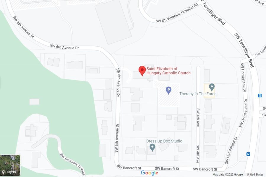 Map of church location